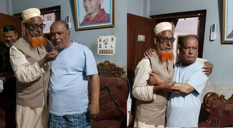 ইঞ্জিনিয়ার মো. এনামুল হক একটি বিএনপি মনোনীত সাবেক সংসদ সদস্য মো. সামসুজ্জোহা খানের বাসভবনে এবং হাতে তুলে দিয়েছেন ফুলের তোড়া